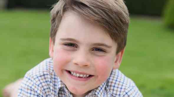 La foto del Príncipe Louis tomada por Kate para celebrar su sexto cumpleaños.