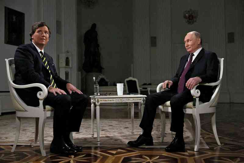 En una entrevista con Tucker Carlson en febrero, Putin sugirió que el Kremlin estaría dispuesto a intercambiar a Gershkovich por un sicario ruso condenado